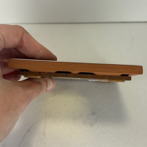 Masterworks Handcrafted Kokopelli Design Glazed 6” Tile Trivet G303 - Picture 5 of 7